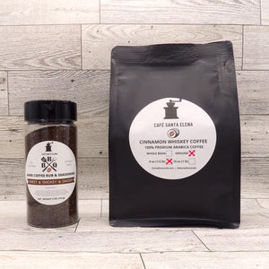 Cinnamon Whiskey Coffee & Dark Coffee Rub and Seasoning Bundle