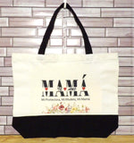 mom personalized tote bag