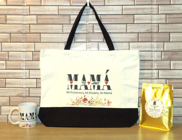 mama tote bag gift set personalized
