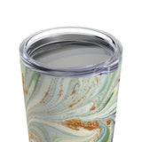 Aqua mosaic tumbler 20oz