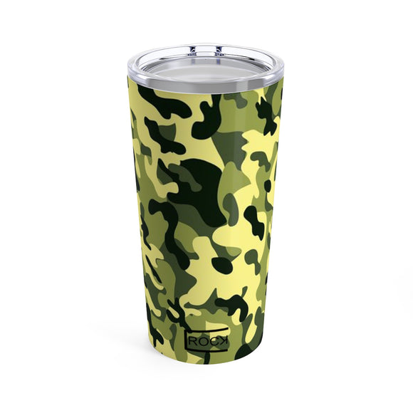 Green Camo Tumbler 20oz