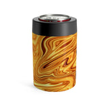 Gold Mosaic Beer Koozie left