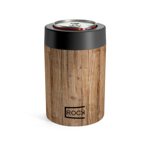 Natural Wood Beer Koozie front