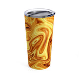 Gold mosaic tumbler 20oz