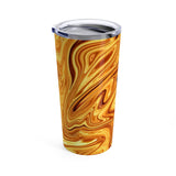 Gold mosaic tumbler 20oz