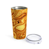 Gold mosaic tumbler 20oz