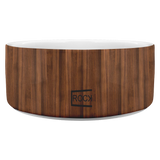 Walnut Pet Bowl