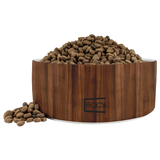 Walnut Pet Bowl