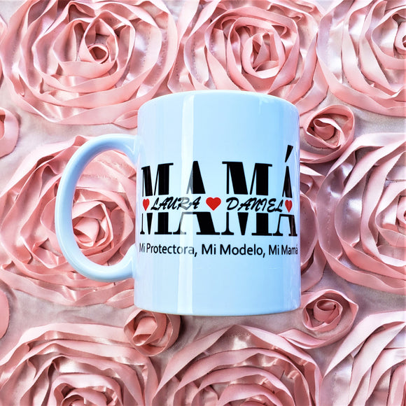 personalized mama coffee mug