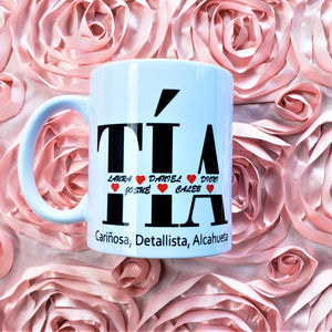 personalized tia coffee mug